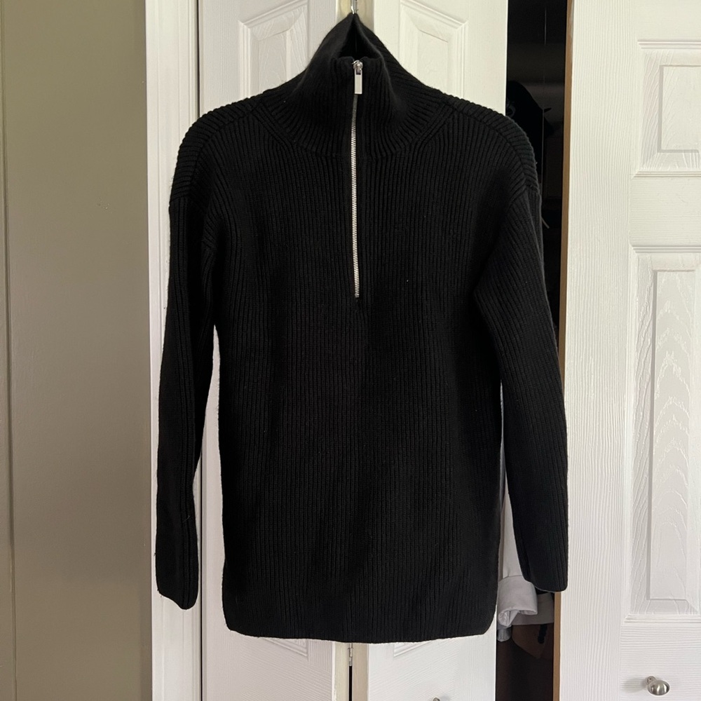 H&M oversized 1/2 zip sweater